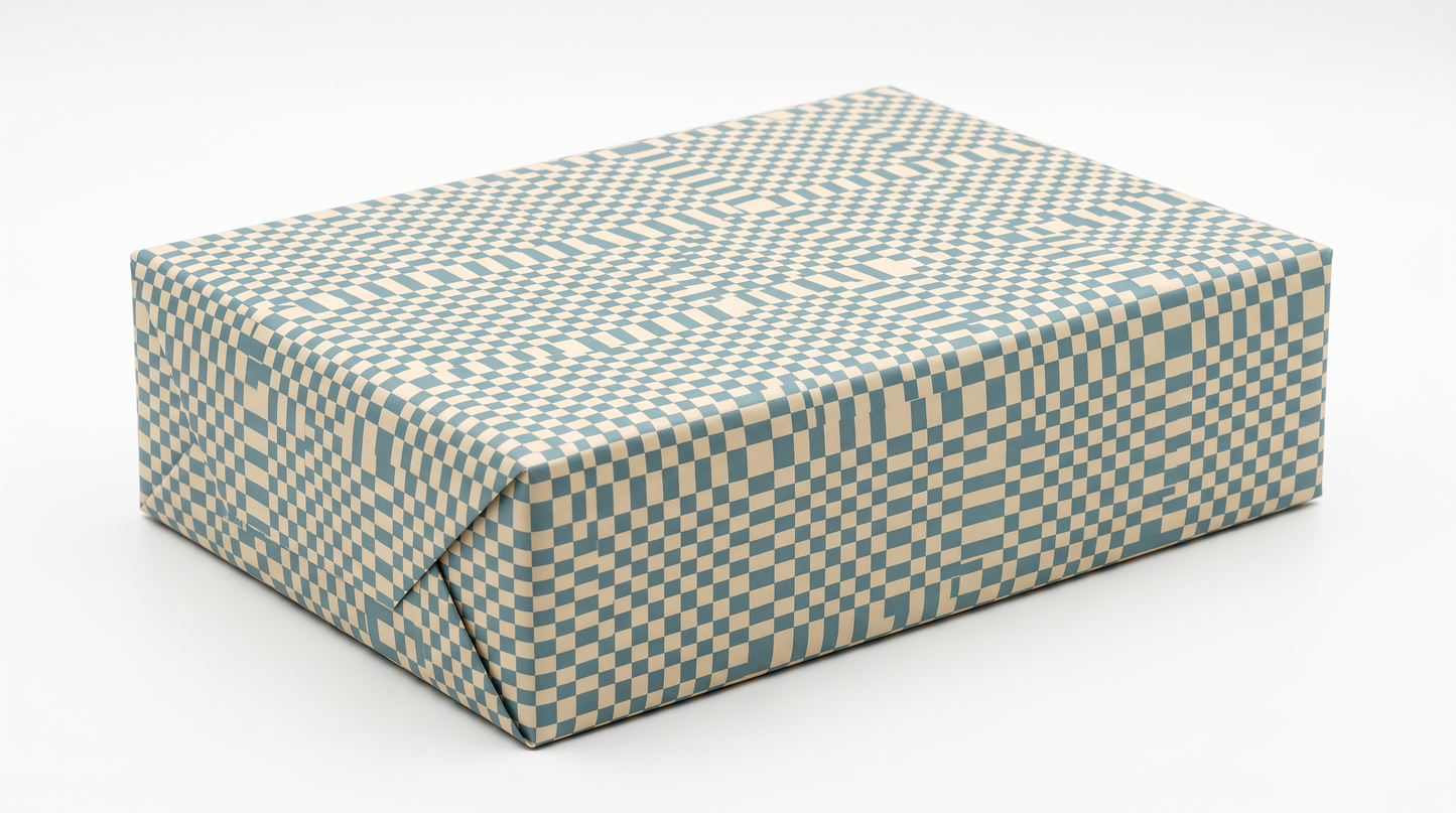Teal Gift Wrapping Paper
